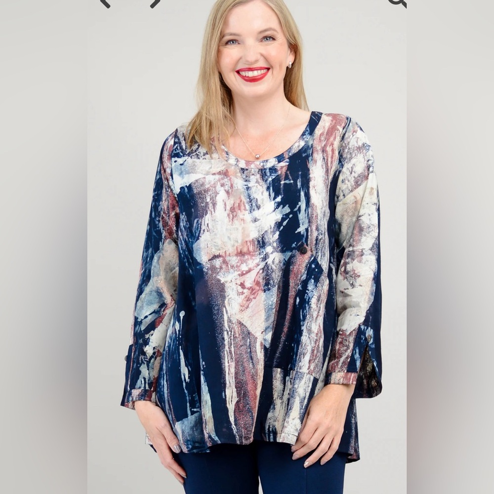 Palace Blouse Rayon Women’s Top - Picture 2 of 8